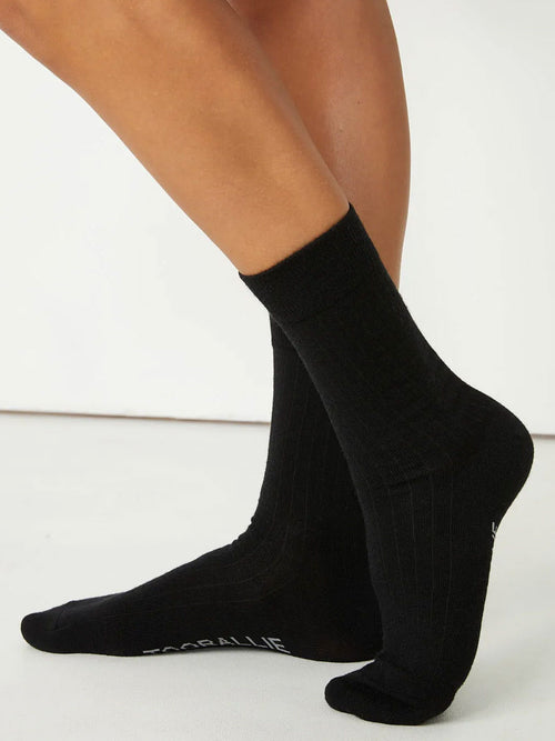 Yeltuor - TOORALLIE - Tops - TOORALLIE MERINO WOOL SOCKS | BLACK