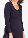 TANI LONG SLEEVE SCOOP TEE