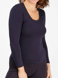 TANI LONG SLEEVE SCOOP TEE