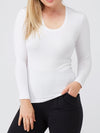 TANI LONG SLEEVE SCOOP TEE