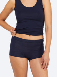 Yeltuor - TANI - Pants - TANI MARLE BOYLEG SHORT | MIDNIGHT MARLE