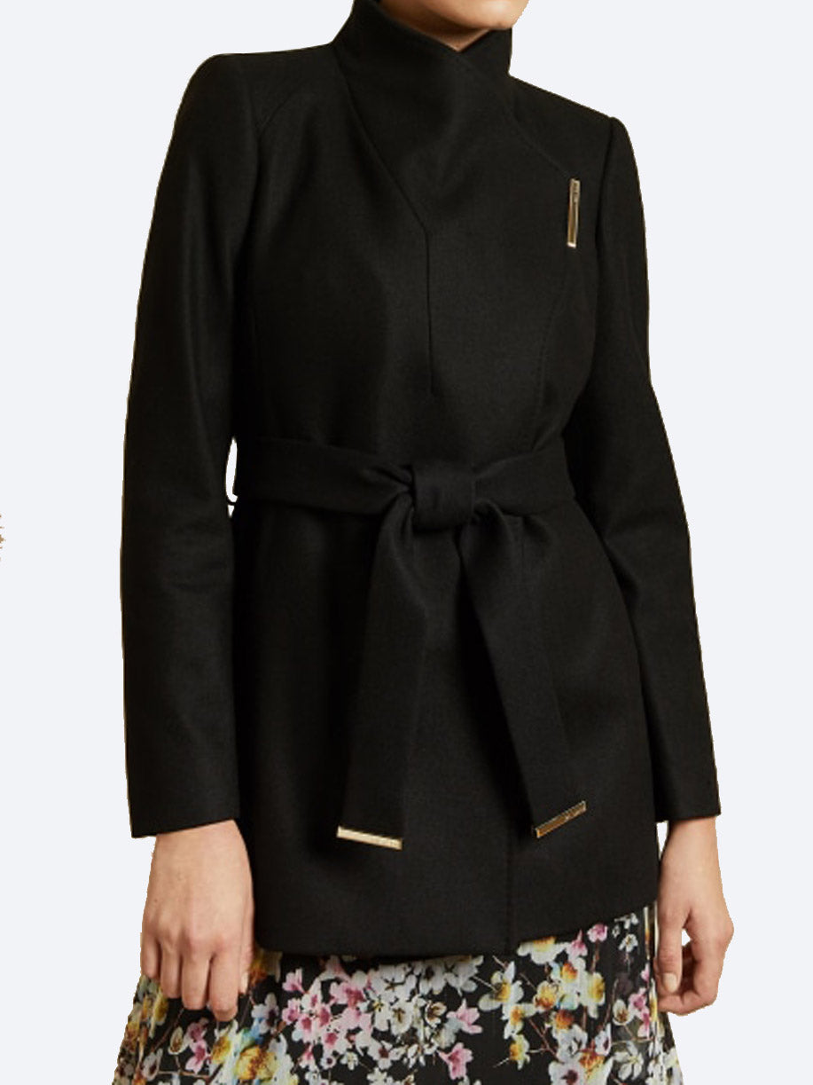 Ted baker coat outlet black